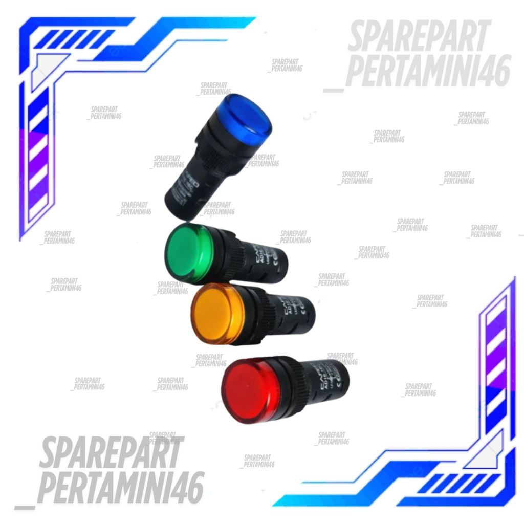 Pilot Lamp 220V Lampu Indikator 220VAC Pom Mini