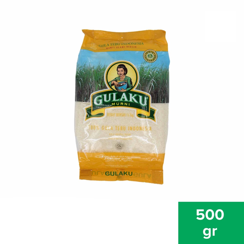 

GULA PASIR MEREK GULAKU KEMASAN KUNING 500G
