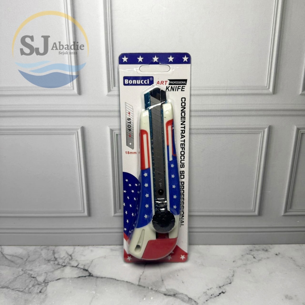 

(1 PC) BONUCCI Cutter Kater Silet Motif USA Alat Potong 6 Inch | SJ ABADIE |