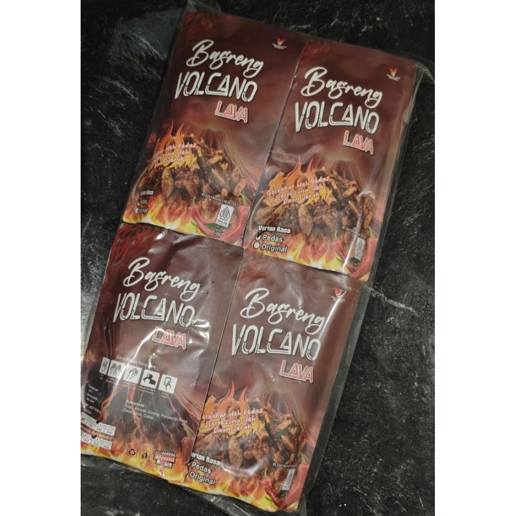 

basreng VOLCANO LAVA isi 10pcs