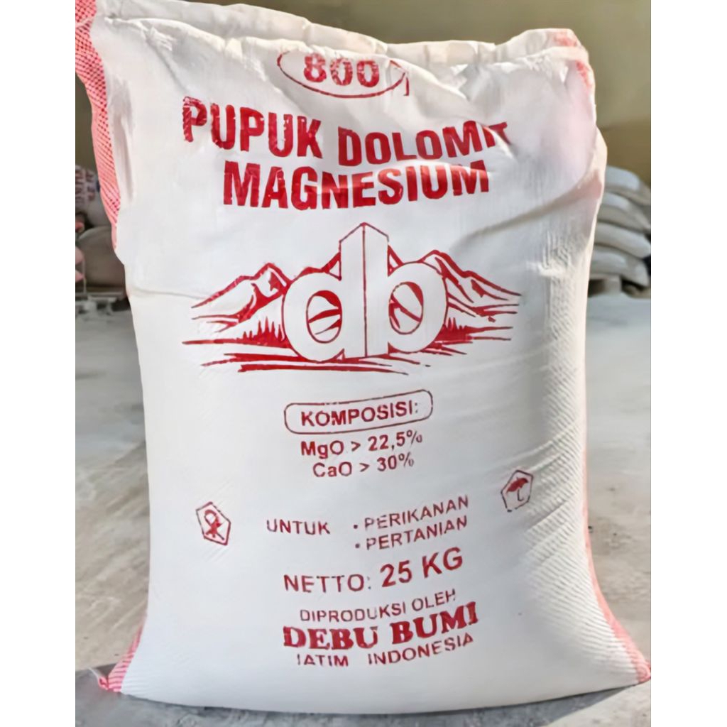 Pupuk Dolomit Magnesium 25 Kg