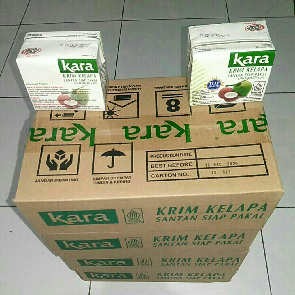 

Santan kelapa kemasan 200ml isi 10 pcs per dus