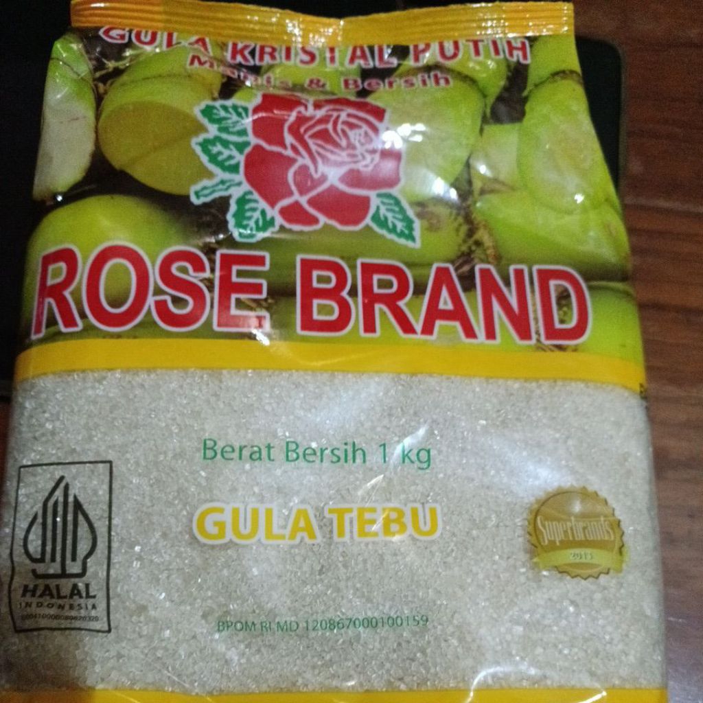 

gula tebu rose brand