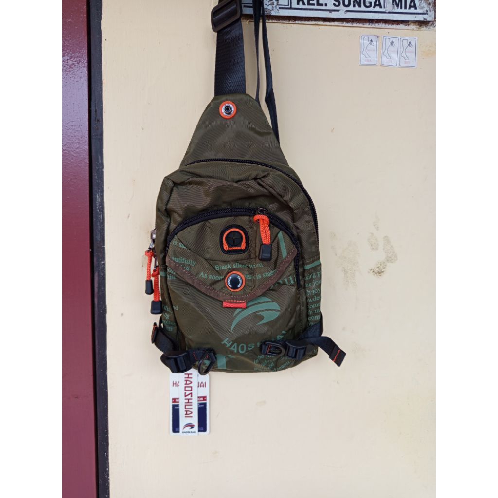 Tas Haoshuai Import Murah Warna Hijau