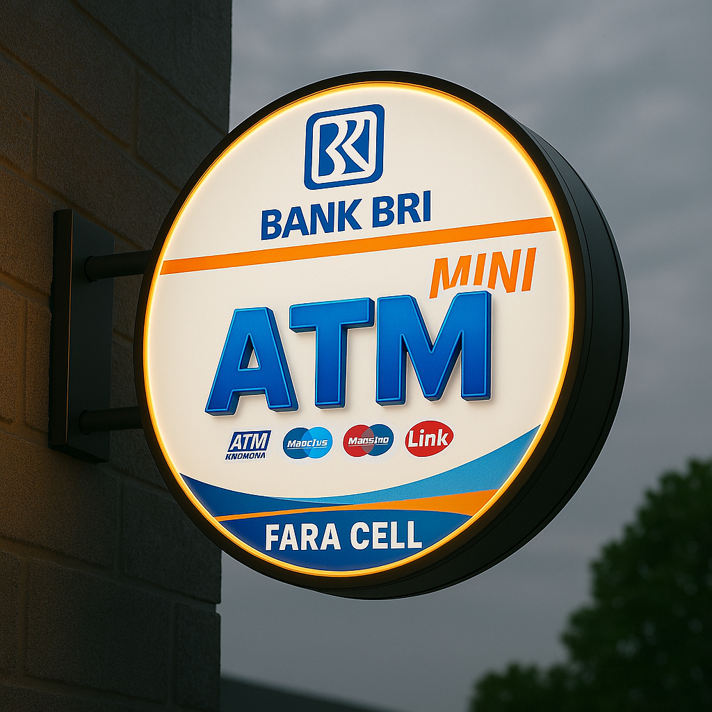 

NEONBOX BULAT/KOTAK AKRILIK CUSTOM 2 SISI INDOOR OUTDOOR + BRACKET + KABEL SIAP PASANG...