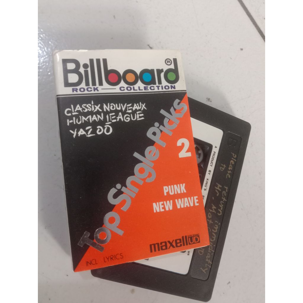 Kaset Pita Kompilasi Punk New Wave Top Single Picks 2