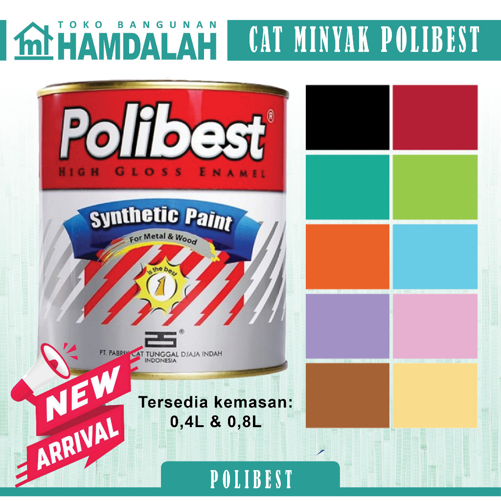 CAT MINYAK POLIBEST - CAT MINYAK KAYU BESI HARGA TERJANGKAU