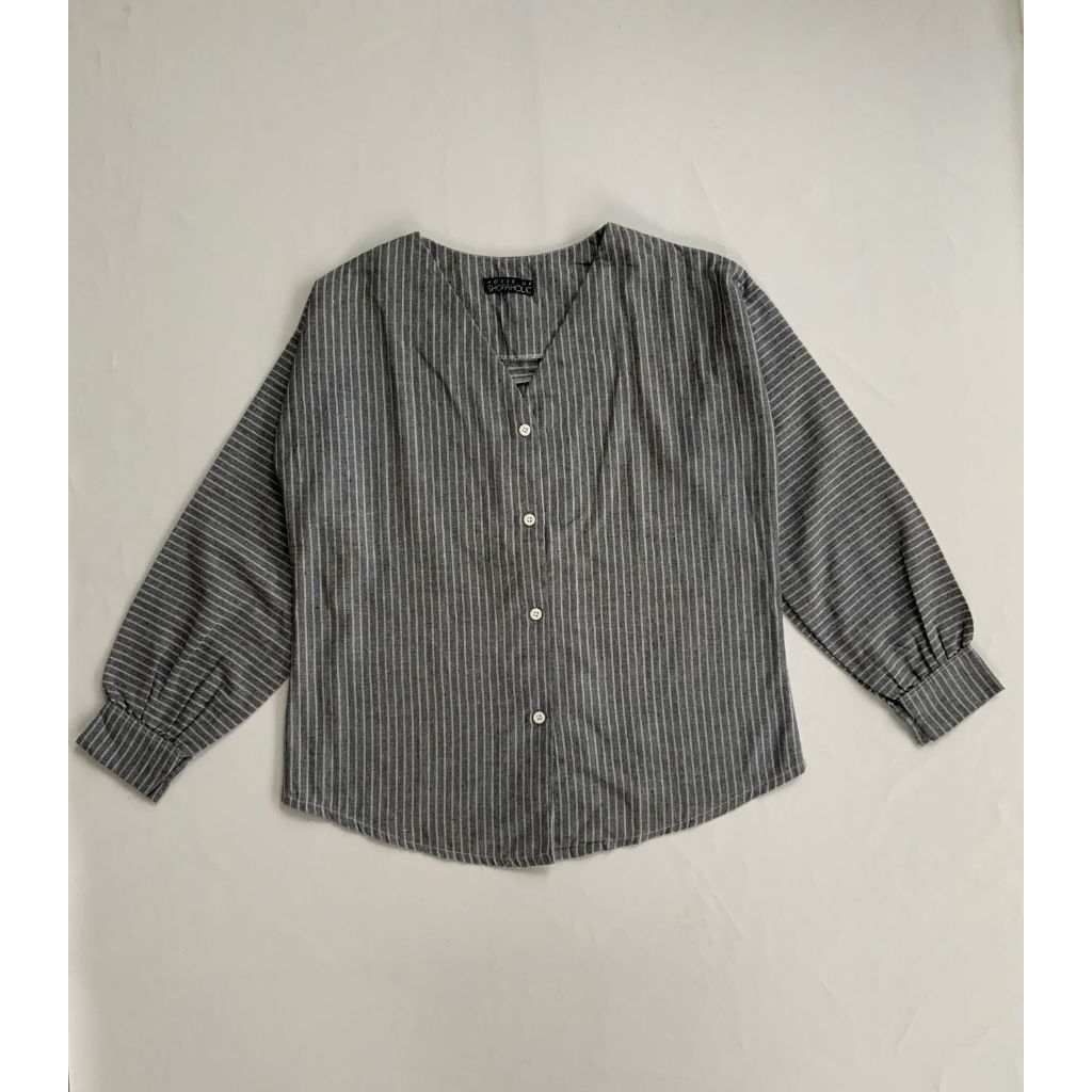 HOUSE OF SHOPAHOLIC Blouse Stripe Abu 060
