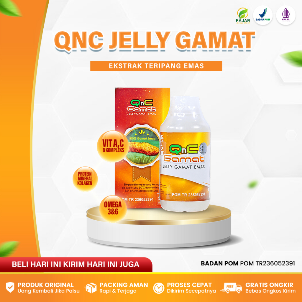 JELLY GAMAT EMAS QNC ORIGINAL / JELI GAMAT / JELY GAMAT / JELLI GAMAT / JELLY GAMET / GELLY GAMAT