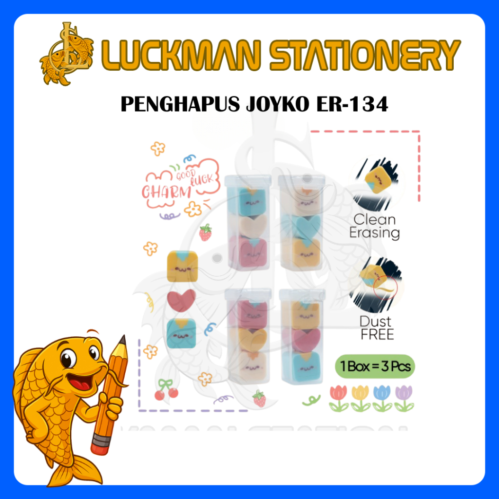 

LUCKMAN STATIONERY - PENGHAPUS JOYKO ER-134