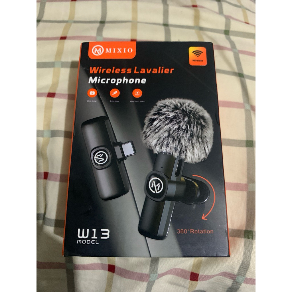 wireless microphone audio mixio w13 second