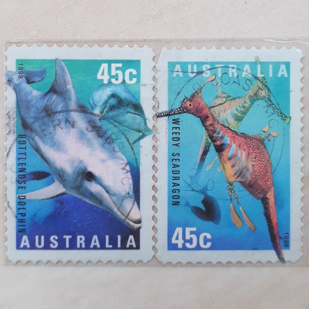 

Perangko Australia International Year of The Ocean Tahun 1998 set 2pcs