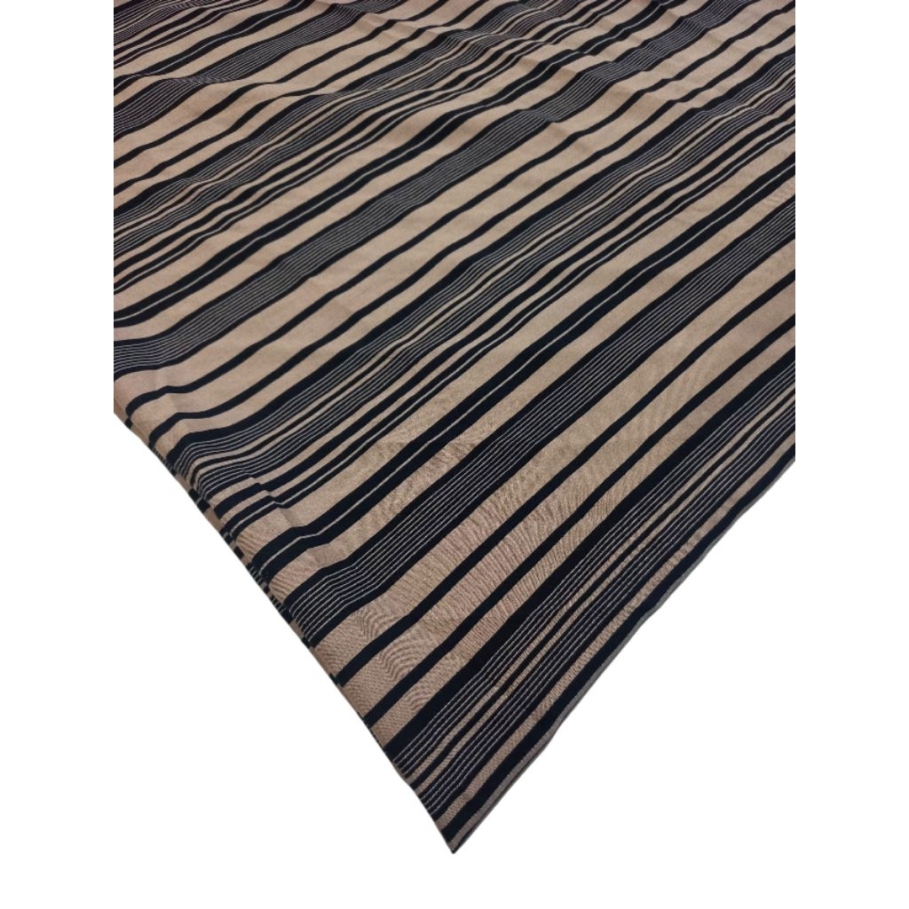 Kain Rayon Viscose Motif Garis-garis Terbaru
