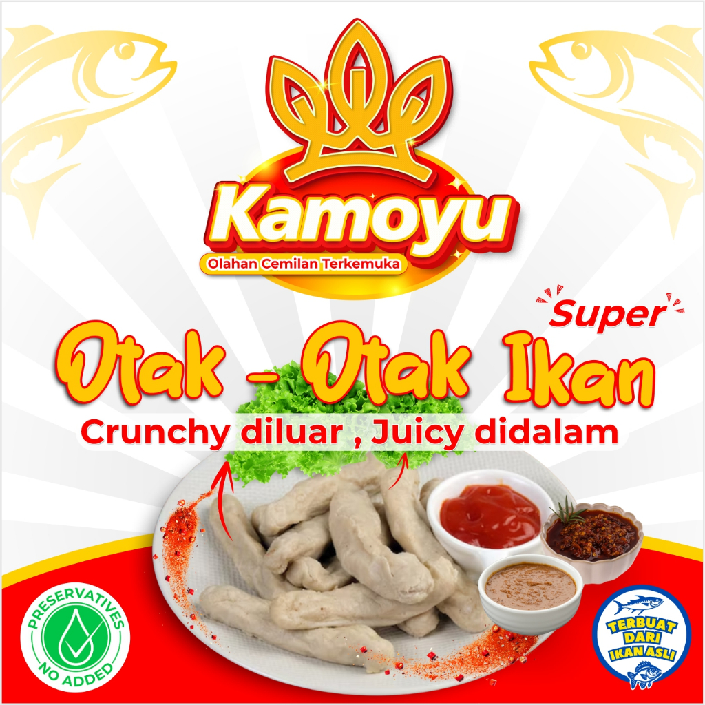 

Otak Otak Ikan Tengiri Super KAMOYU