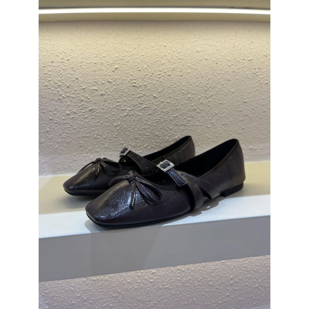 WILEEN Flatshoes wanita tali strip VALERiE SHOES