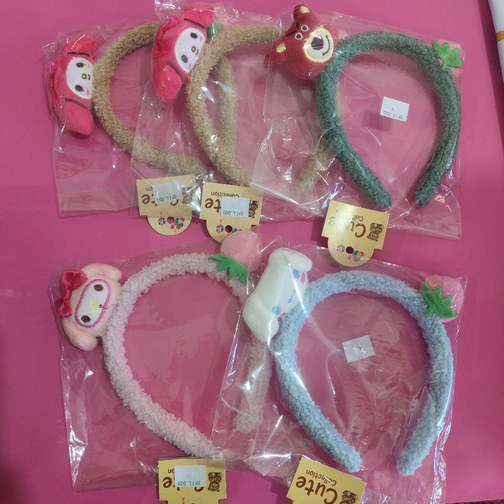 Bando Anak Lucu / Bando Anak Korean Style / Bando Anak Berkarakter lucu