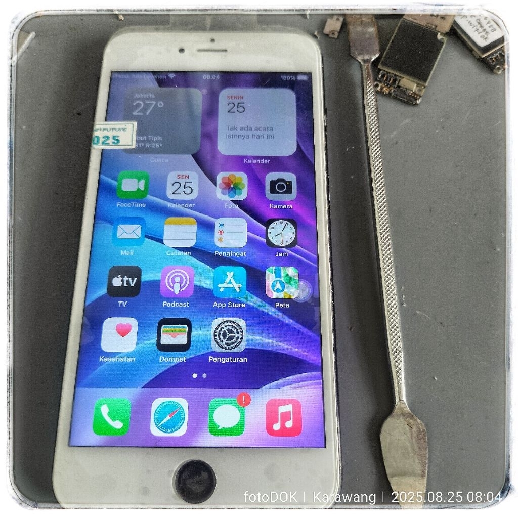 iPhone 6S Plus  (6sp 6s+) Black White 16 GB |  Custom Case | Wi-Fi only | LCD New OEM - LF | Non iBo