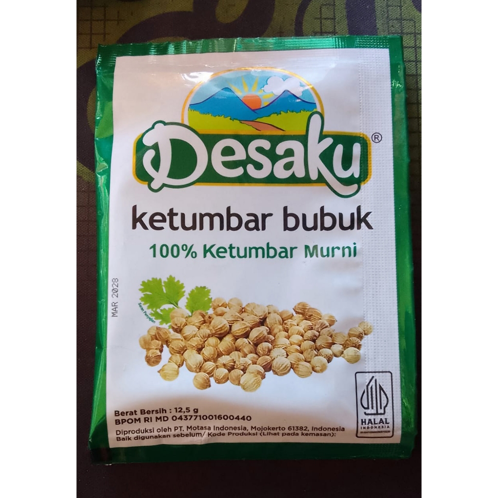 

Desaku KETUMBAR BUBUK | 100% Ketumbar Murni – 12,5 gram