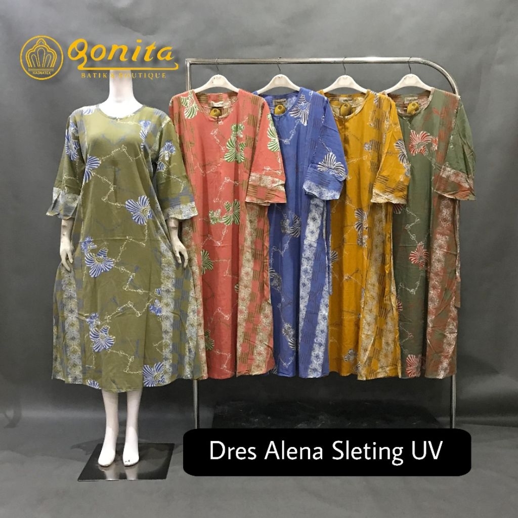 Dress //daster qonita//batik qonita pekalongan ori