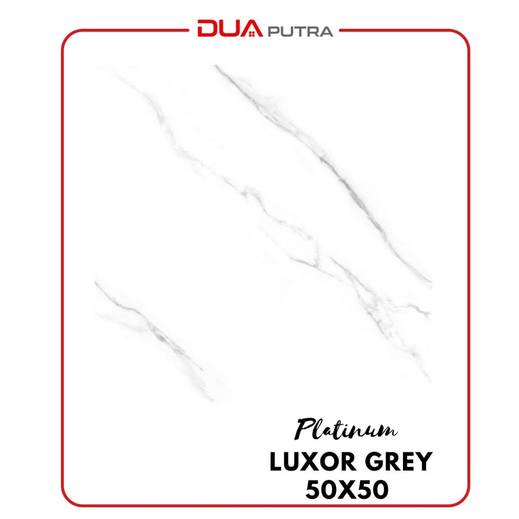 PLATINUM LUXOR GREY GLOSSY CUTTING 50 X 50 / KERAMIK LANTAI KAMAR, DINDING KAMAR MANDI, RUANG TAMU, 