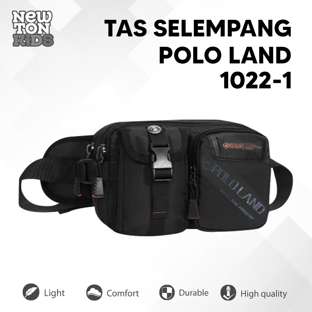 Tas Selempang Pinggang Pria Polo Land 1022-1/ Tas Pinggang/Waist Bag Pria/Tas SlingBag Pria/Tas Fash