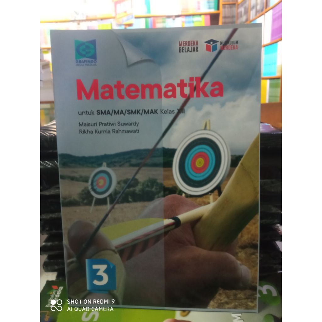 Buku matematika untuk SMA kelas 12 kurikulum merdeka grafindo