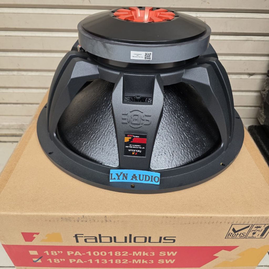 SPEAKER COMPONENT ACR FABOLOUS PA 113182 MK3 ORIGINAL PA113182 MK3