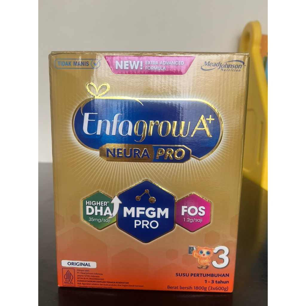 

Enfagrow A+ 3 Original (Tidak Manis) 1800gr