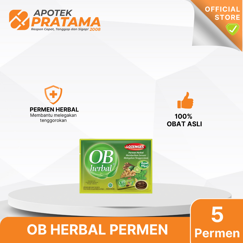 OB HERBAL PERMEN / PERMEN OB HERBAL MINT