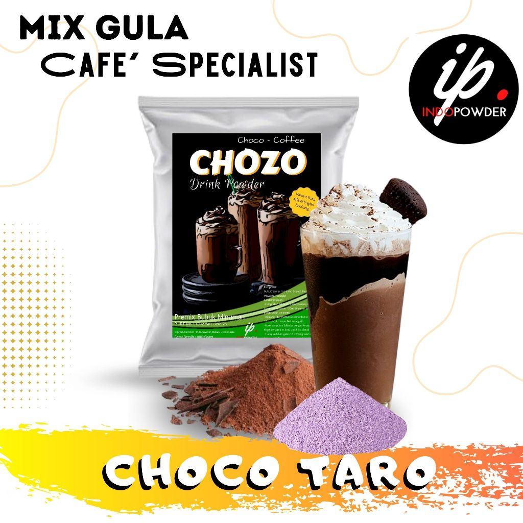 

Indopowder - Bubuk CHOCO / COKLAT TARO 1Kg Untuk Cafe, Waralaba, Resto dan Usaha Minuman Kekinian