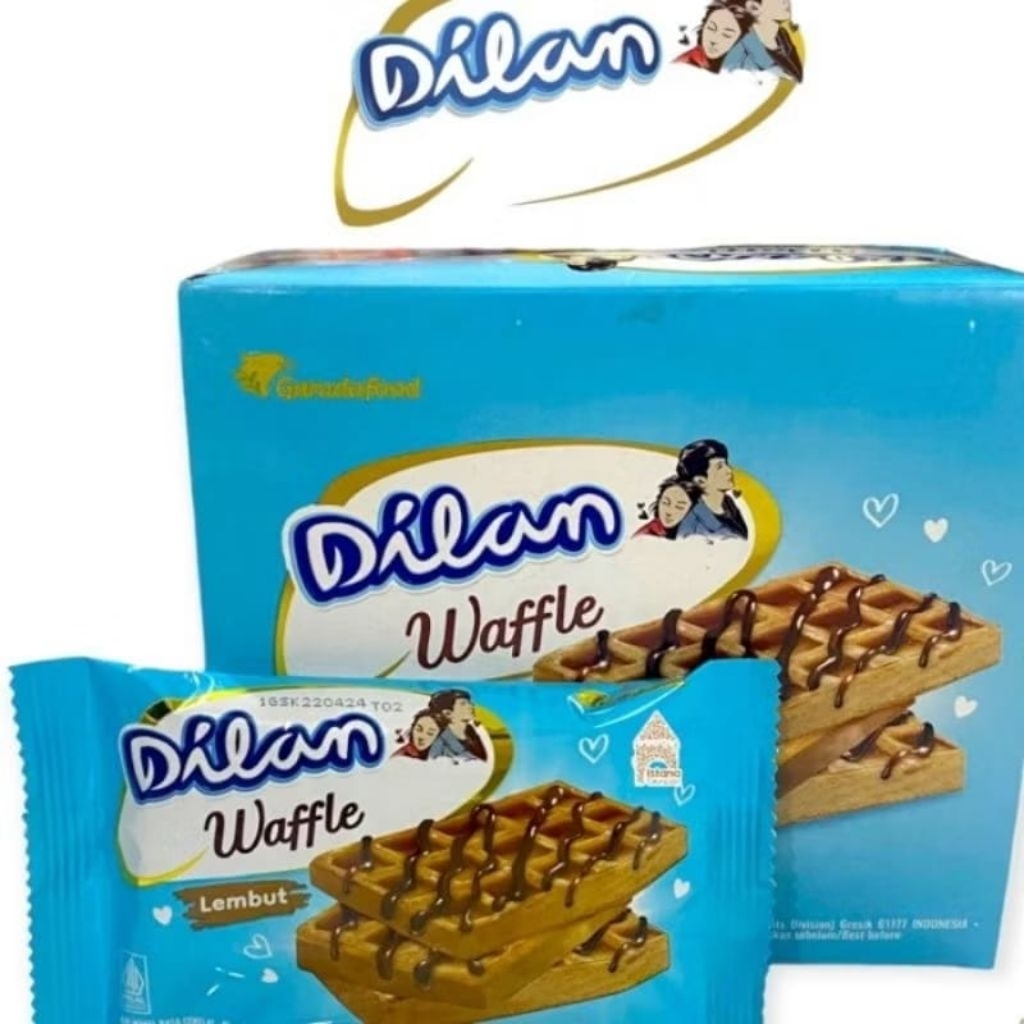 

Dilan Chocolate Waffle 1kotak isi 12pcs