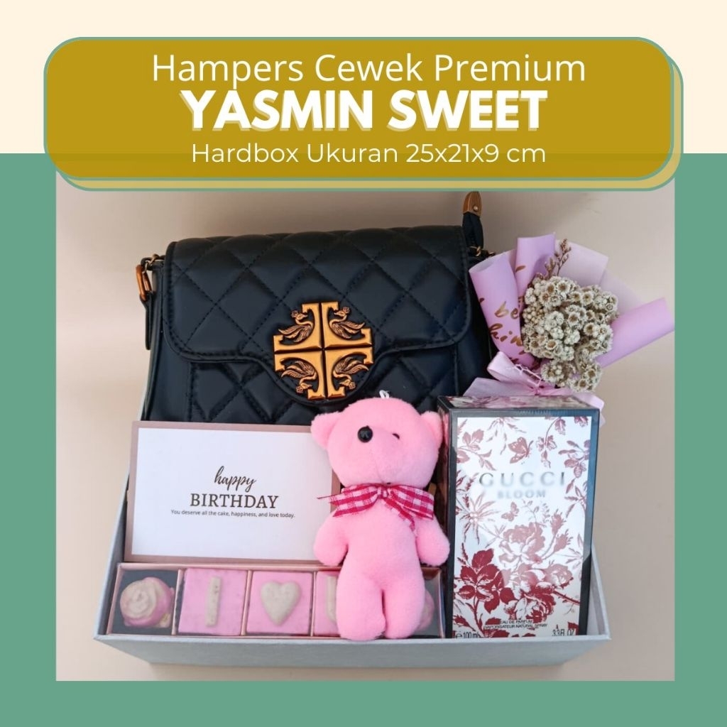 

Hampers Kado Ultah Cewek Ulang Tahun Anniversary Hadiah Pacar Cewe Hamper Birthday Yasmin Sweet by Hapunni