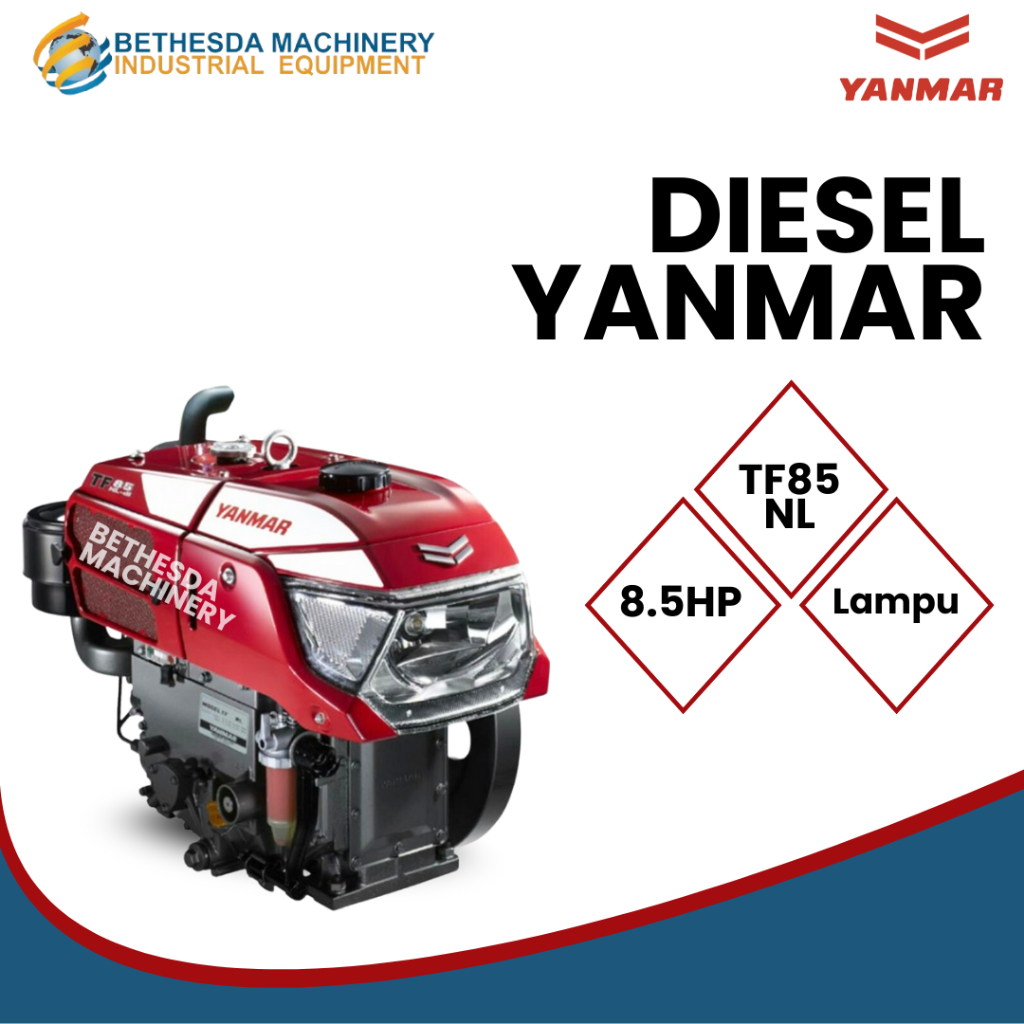 Diesel Yanmar TF85NL Diesel 8.5 HP Yanmar Lampu Engkol TF 85 NL