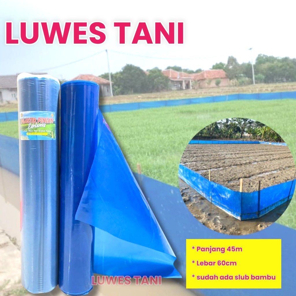 Plastik Fiber Pinian Edelweis biru Sawah atau Plastik Pagar Sawah