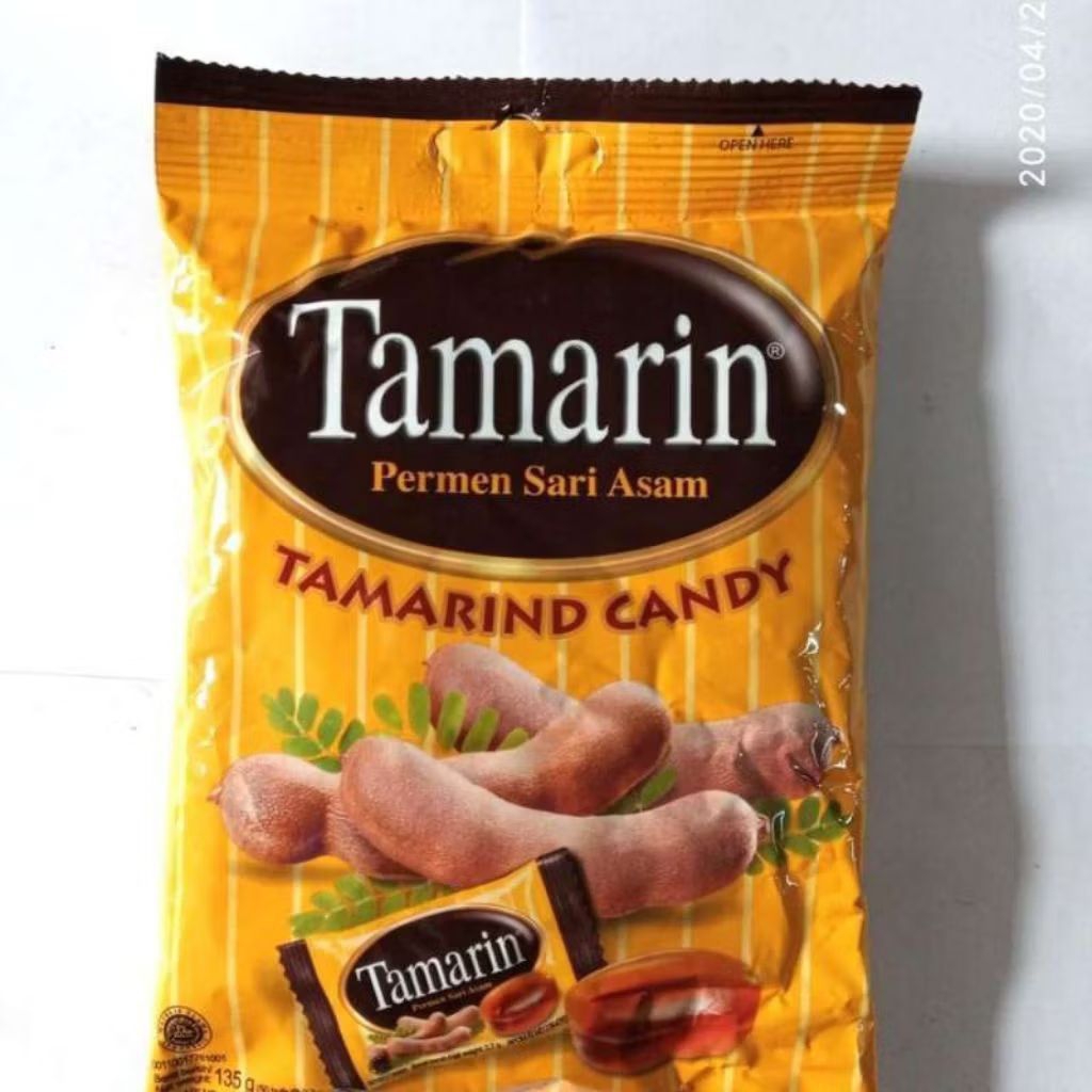 

Tamarin Permen Sari Asam Tamarind Candy108g(40butir)/TAMARIN - SACK/ 1 bungkus