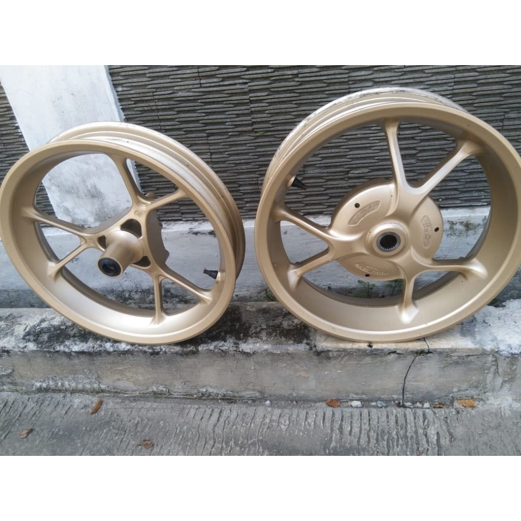 velg aerox gold asli original Yamaha aerox
