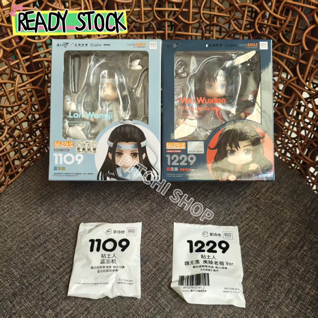 [READY STOCK] Nendoroid MDZS Mo Dao Zu Shi Wei Wuxian 1229 Lan Wangji 1109 Original GSC + Bonus