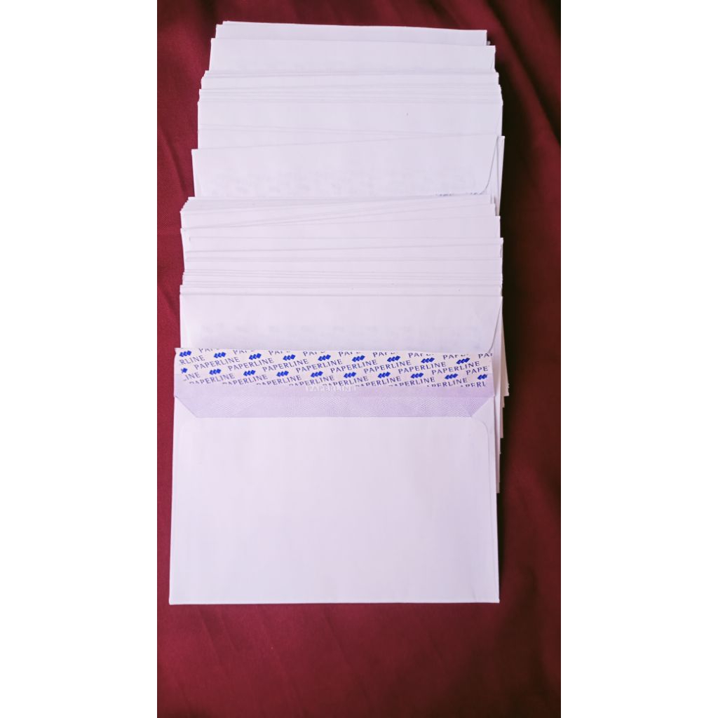 

amplop paperline non kemasan (repack) isi 100 pcs polos