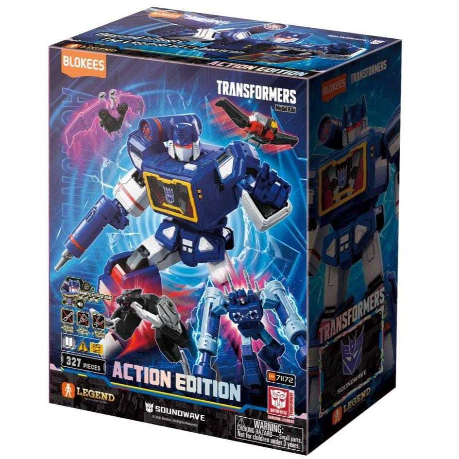 BLOKEES TRANSFORMERS SOUNDWAVE RAVAGE ACTION FIGURE LEGEND ROBOT RAKITAN