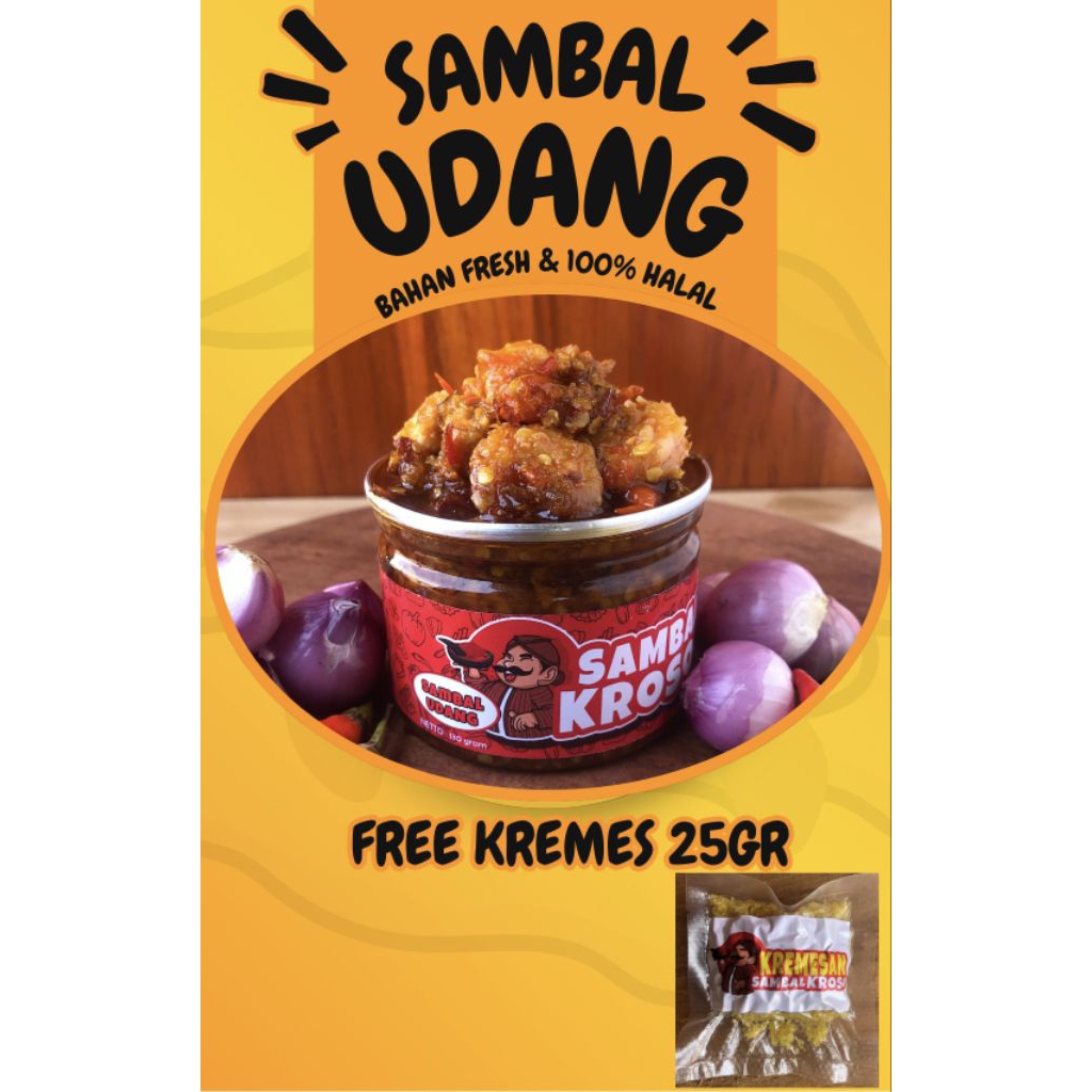 

KROSO, sabal udang 130ml free kremes 25g