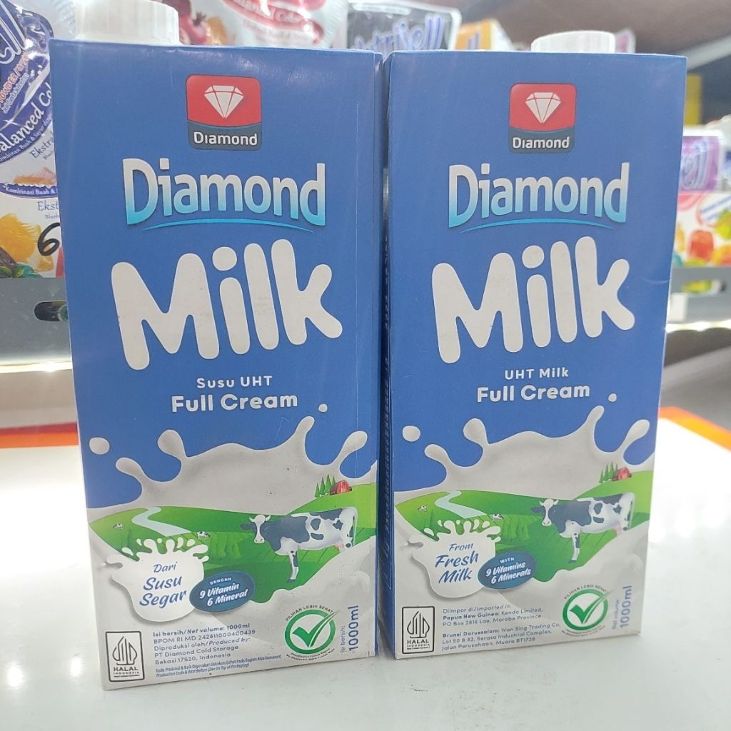 

Susu uht full cream/susu diamond/susu premium full cream/cod
