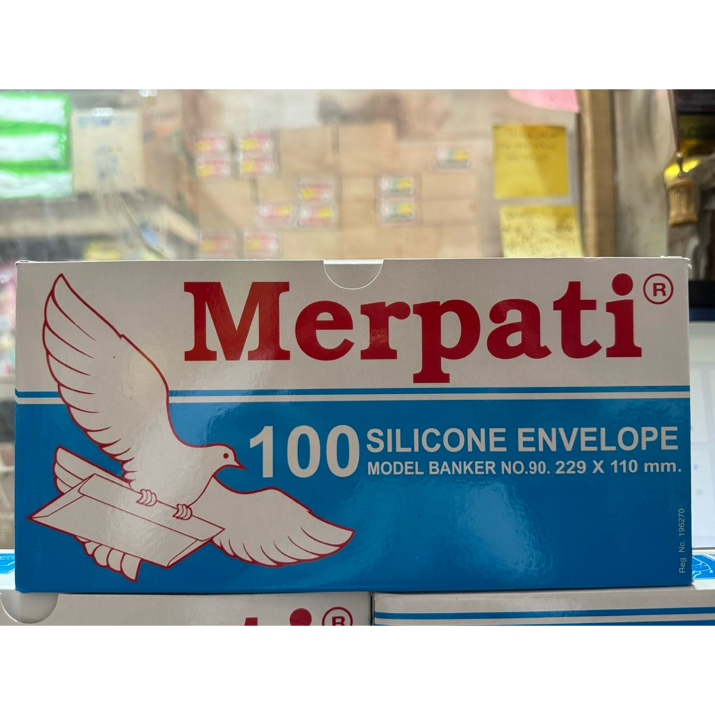

Amplop putih panjang Merpati @ 5 kotak / 1 pak