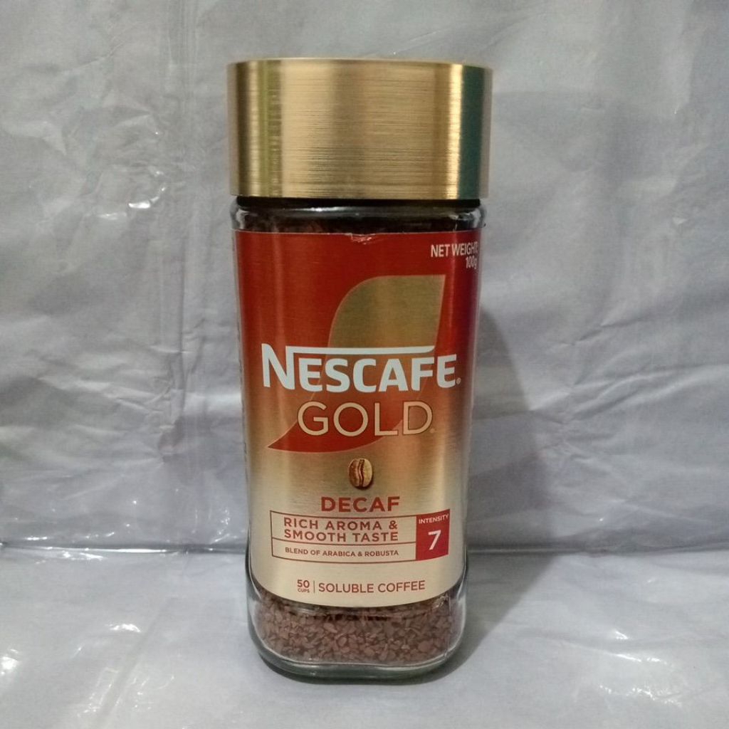 

Nescafe Gold Decaf Rich Aroma & Smooth Taste Jar 100g