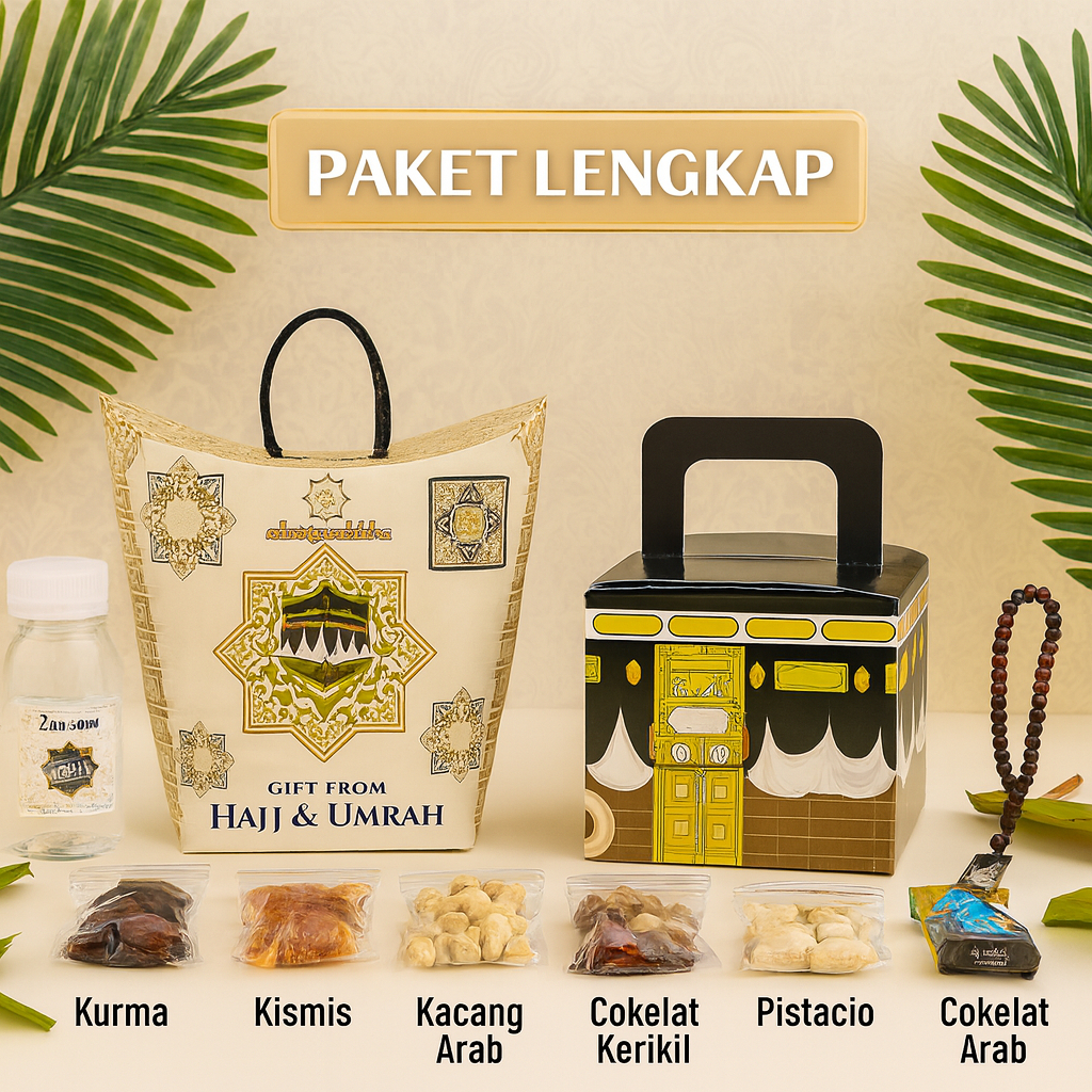

PAKET OLEH-OLEH HAJI DAN UMROH LENGKAP DUS TALI / DUS KABAH
