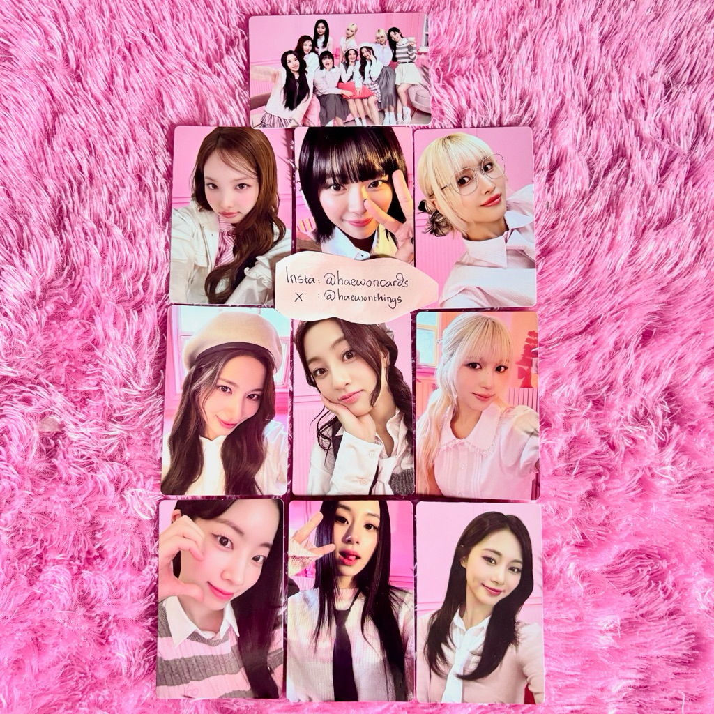 [READY] PHOTOCARD TWICE X NABATI AMO OFFICIAL