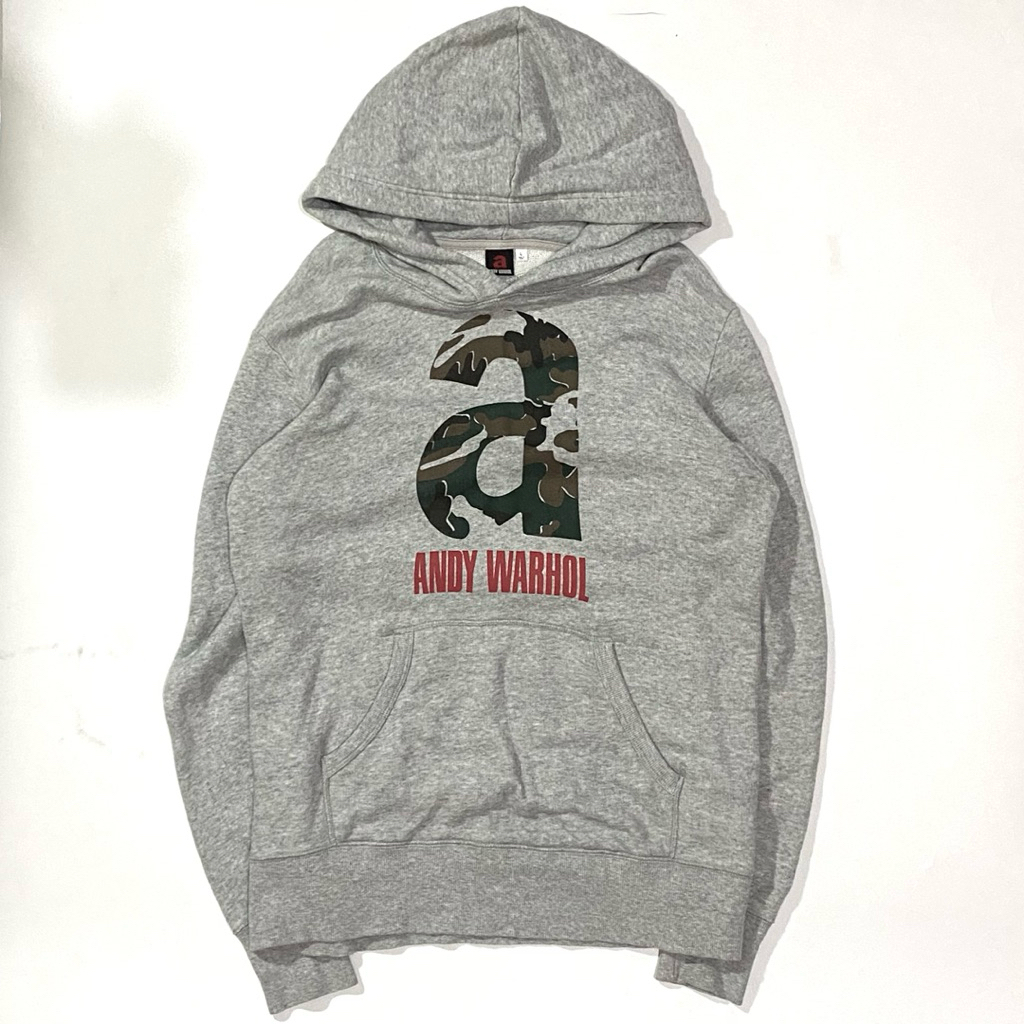 Uniqlo x Andy Warhol Grey Hoodie  ( Used )