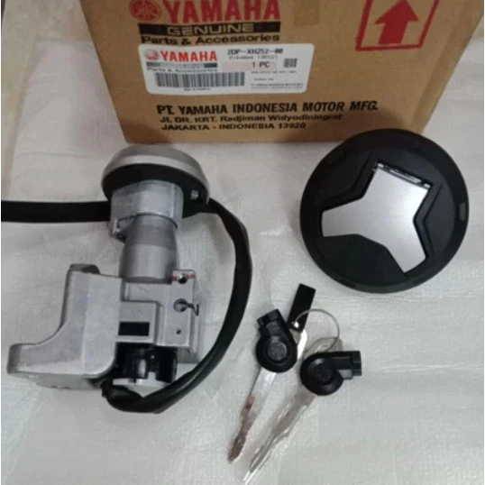 KUNCI KONTAK SET TUTUP TANGKI NMAX N MAX OLD LAMA ASLI ORI YAMAHA 2DP-XH252-00