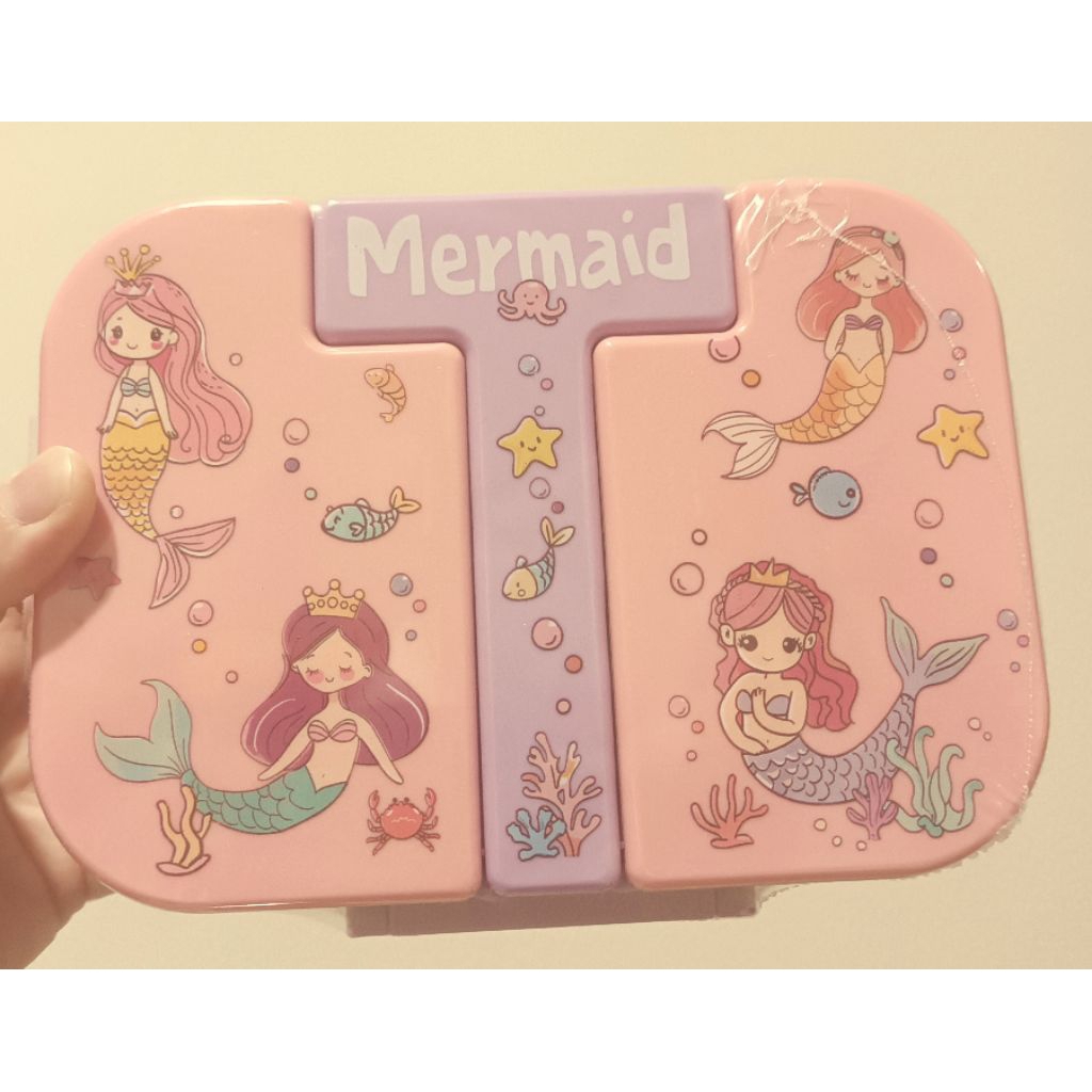 kotak makan stainless mermaid kotak makan anak karakter stainless mermaid kotak makan sekat stainles