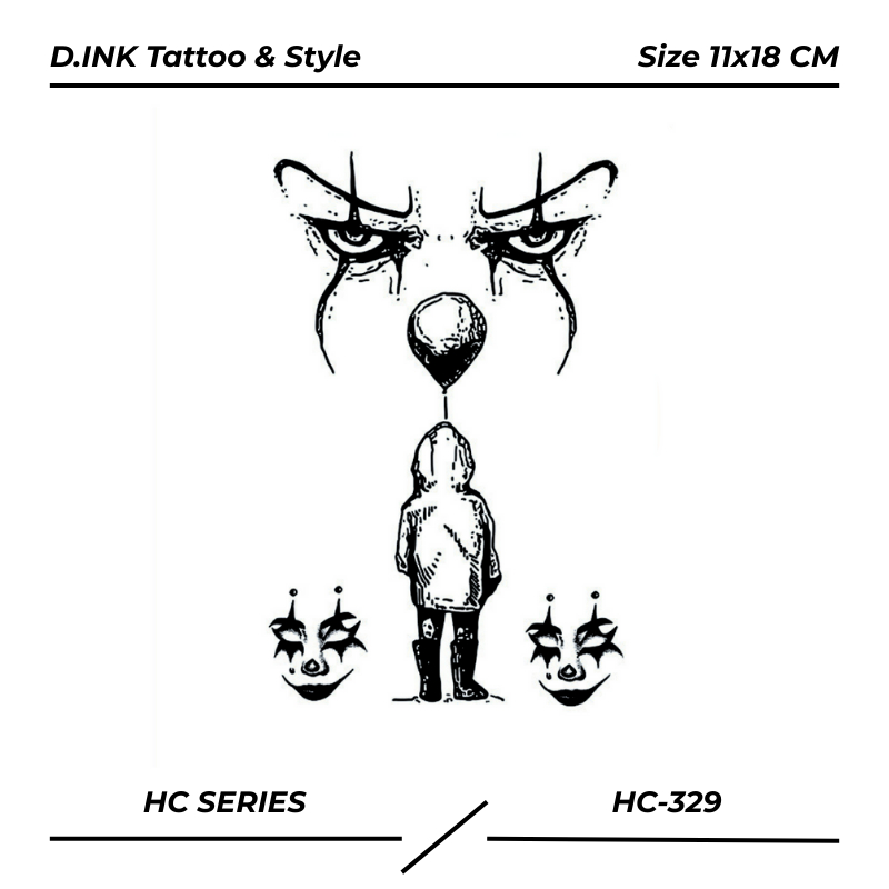PREMIUM HC-329 Tattoo Temporary Tato Semi Permanen Fruit Ink tato sementara dada lengan tangan keren
