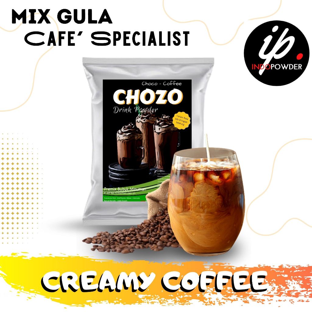 

Indopowder - Bubuk COFFEE CREAMY 1Kg Untuk Cafe, Waralaba, Resto dan Usaha Minuman Kekinian